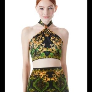 Small intermix cropped top